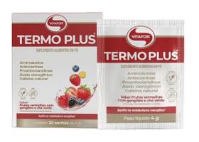 Termo Plus Termogênico Frutas Vermelhas com Gengibre e Chá Verde 4g Vitafor 30 Sachês Termo Plus Termogênico Frutas Vermelhas com Gengibre e Chá Verde 4g Vitafor 30 Sachês