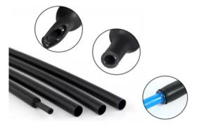 Termo retratil com cola ø 9,0mm - preto Termo retratil com cola ø 9,0mm - preto