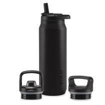 Termo ZULU Base 1.2L Acero Inoxidable 3 Tapas Negro Termo ZULU Base 1.2L Acero Inoxidable 3 Tapas Negro