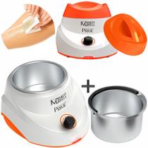 Termocera Aquecedor Cera Quente Panela Mega Bell +Refil 500G Termocera Aquecedor Cera Quente Panela Mega Bell +Refil 500G