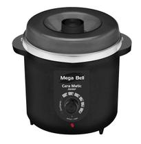 Termocera Aquecedor de Cera 400g Bivolt Sem Refil Preta - MEGA BELL