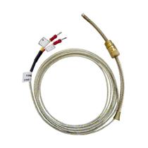 Termoelemento Tipo K 0 à 800C Cabo 3 metros 2 Fios 6mm Cabeçote Sibratec