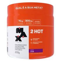 Termogênico 2hot 200g Max Titanium Sabor Uva Termogênico 2hot 200g Max Titanium Sabor Uva