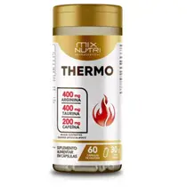 Termogênico Cafeína 200mg Taurina Arginina 400mg 60cp Thermo Termogênico Cafeína 200mg Taurina Arginina 400mg 60cp Thermo