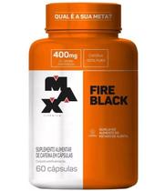 Termogenico fire black pote com 60 capsulas