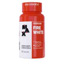Termogenico Fire White 60 Capsulas 100% Cafeina Pura Max Titanium