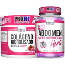 Termogênico Pro Abdomen Hers 60 Cápsulas + Colágeno Hidrolisado 300g - Profit