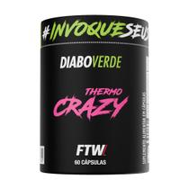 Termogênico Thermo Crazy Pote 60 cáps Diabo Verde