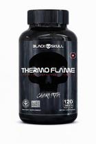 Termogênico thermoflame 120 tabletes black skull