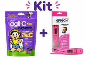 Termômetr Digital + Agil-C Kids Vitamina C Sabor Uva Termômetr Digital + Agil-C Kids Vitamina C Sabor Uva