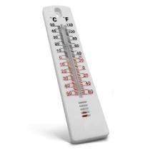 Termometro ambiente de parede casa sauna escritório sitio interno externo analogico higrometro escala c e f