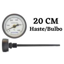 Termômetro Analogico 350º P/ Forno Iglu A Lenha Haste 20cm - AZ135