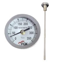 Termômetro Analógico 350ºc Para Forno Pizza Haste 30,5cm