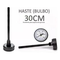 Termômetro Analogico 500 Graus Forno Iglu A Lenha Haste 30cm Termômetro Analogico 500 Graus Forno Iglu A Lenha Haste 30cm