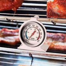 Termômetro Analógico Forno 300 Alta Qualidade Inox Com Base