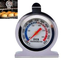 Termometro Analogico Forno 300 Graus Inox Churrasqueira Cozinha Preparo Refeiçao Domestico Profissional Alta Temperatura Resistente