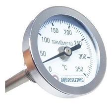 Termômetro Analógico Inox Churrasqueira Forno Iglu 0/350 H30