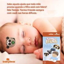 Termômetro Babydeas Monitor de Temperatura Adesiva Kit 8 uni Termômetro Babydeas Monitor de Temperatura Adesiva Kit 8 uni