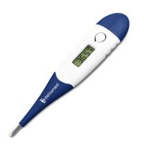 Termômetro Clínico Digital Haste Flexível Azul - Precisão e Conforto