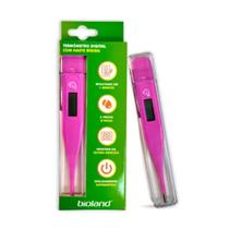 Termômetro Clínico Digital Haste Rígida Mod KFT-01 Bioland Rosa
