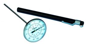 Termômetro com mostrador de bolso Supco ST08 em aço inoxidável de 5 cm