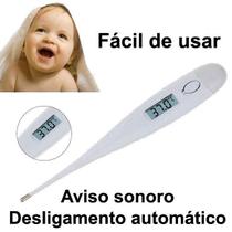 Termômetro Corporal Digital LCD para Febre Adultos Crianças Bebês