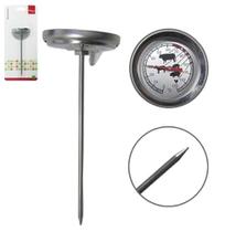Termometro Culinario Analogico de Inox 0-120 Graus 14cm na Cartela - Wincy