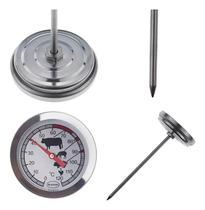 Termometro culinario analogico de inox 120 graus 14cm