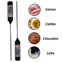Termômetro Culinário Cozinha Digital Espeto Forno Alimento Confeitaria Doce Casa Precisão Alimento Cozinha Profissional