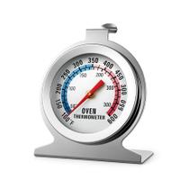 Termômetro Culinário Interno Para Forno Em Aço Inox 300c