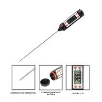 Termômetro Culinário para Pão Caseiro e Massas