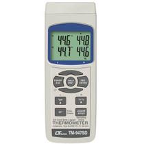 Termômetro Datalogger 4 Canais Termopar PT-100 TM-947SD Termômetro Datalogger 4 Canais Termopar PT-100 TM-947SD
