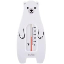 Termômetro de Banheira Buba Termômetro de Banho Infantil para Bebê Urso Polar Branco