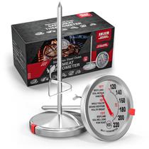 Termômetro de carne AWLKIM em aço inoxidável, pacote com 2 unidades, 120-220C Termômetro de carne AWLKIM em aço inoxidável, pacote com 2 unidades, 120-220C
