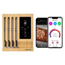 Termômetro de Carne MEATER Block WiFi com 4 Sondas Sem Fio