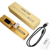 Termômetro de carne sem fio Bluetooth, certificado pela FDA, preto Termômetro de carne sem fio Bluetooth, certificado pela FDA, preto