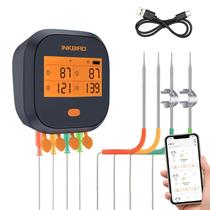 Termômetro de Carne WiFi Inkbird IBBQ-4T - 4 Sondas e Recarregável