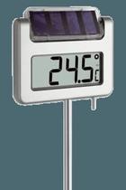 Termometro de jardim digital com painel solar tfa.