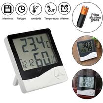Termômetro De Máxima E Mínima Digital Com Higrômetro Termômetro De Máxima E Mínima Digital Com Higrômetro