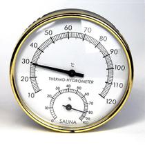 Termômetro de sauna, vidro metálico de alta precisão, anti-arranhões Termômetro de sauna, vidro metálico de alta precisão, anti-arranhões