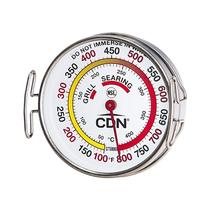Termômetro de superfície de grelha CDN GTS800X, zonas de temperatura