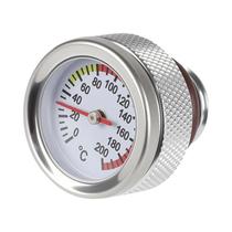 Termômetro De Tanque De Combustível Para Motocicleta Preto E Prata M20x2.5 0-200 Celsius Medidor De