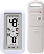 Termômetro Digital AcuRite 02049 com Temperatura Interna/Externa, Branco