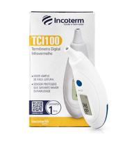 Termometro digital auricular infravermelho tci100 incoterm.
