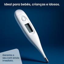 Termômetro Digital Clínico Com Beep Febre Adulto Infantil Criança Segurança Termômetro Digital Clínico Com Beep Febre Adulto Infantil Criança Segurança