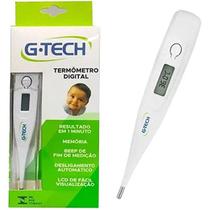 Termômetro Digital Clínico G-Tech TH150 INMETRO, Resistente Água, Alarme Febre e Memória Termômetro Digital Clínico G-Tech TH150 INMETRO, Resistente Água, Alarme Febre e Memória