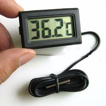Termometro Digital Com Sensor Externo Para Chocadeira, Caixa Térmica, Freezer, Geladeira, Estufa, Incubadora.