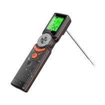 Termômetro Digital De Carne LCD À Prova D'água, Leitura Instantânea, Dobrável, Para Churrasco,
