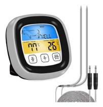 Termômetro Digital De Carne Touch Inoxidável Churrasco Termômetro Digital De Carne Touch Inoxidável Churrasco