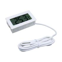 Termômetro Digital Emicol a Bateria -50C a 80C Cor Branco branco